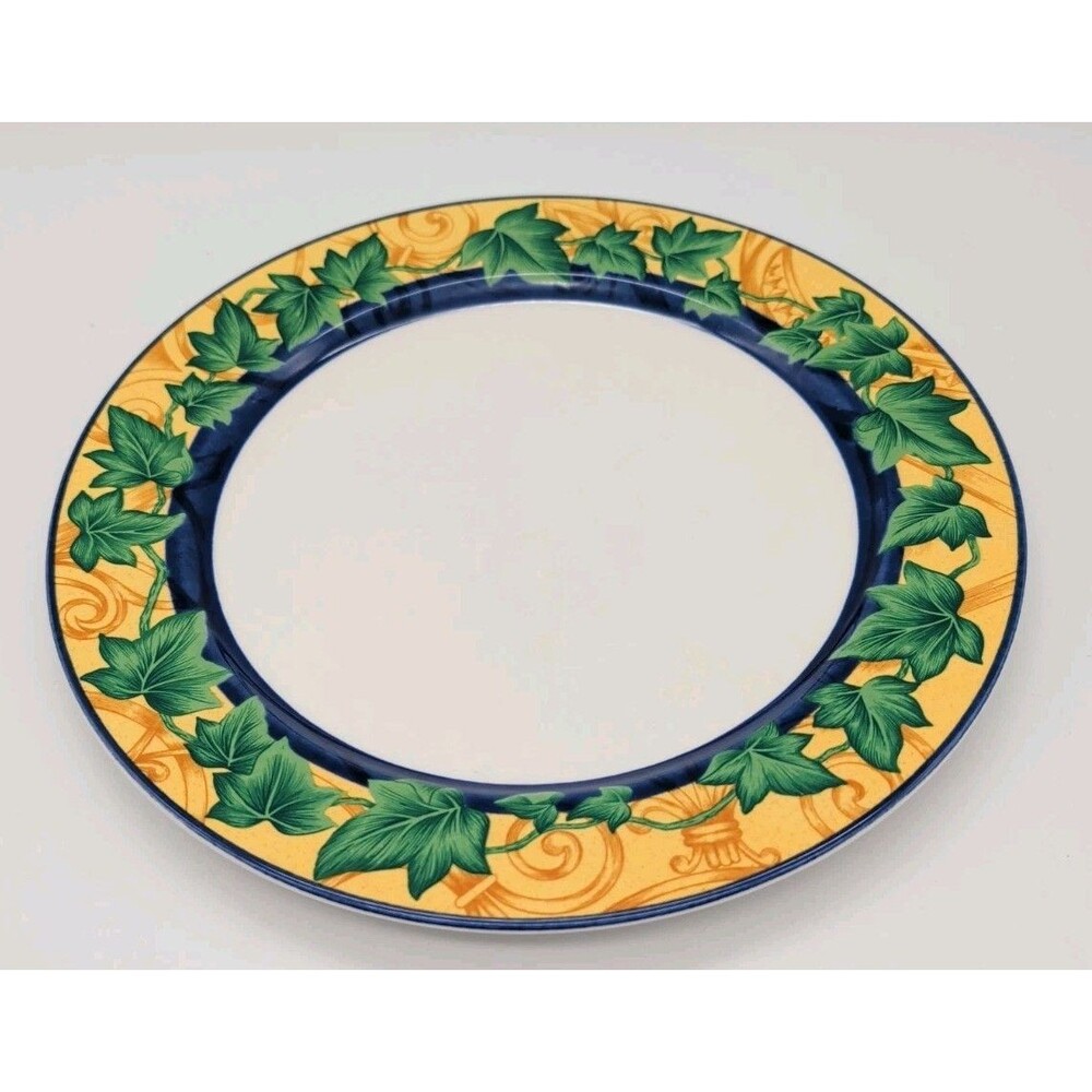Victoria & Beale Yves Dinner Plate 10.75" Ivy Pattern 9034 Porcelain Vintage
